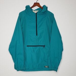 Vintage L.L Bean Womens Supplex Nylon Anorak Windbreaker Jacket Size XL Outdoor